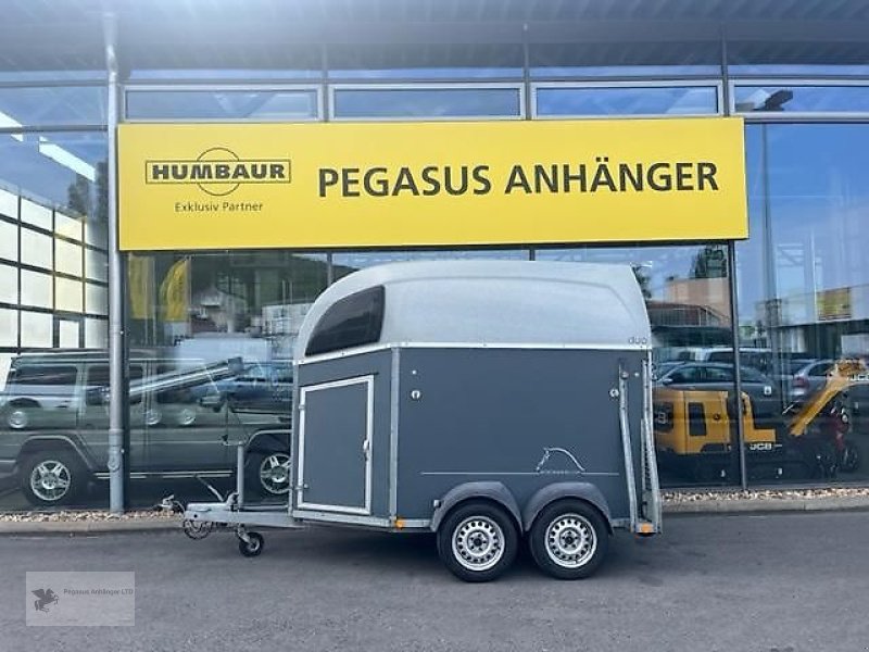 PKW-Anhänger Türe ait Böckmann DUO 2-Pferdeanhänger 2t MSS SYSTEM Holz/Poly, Gebrauchtmaschine içinde Gevelsberg (resim 1)