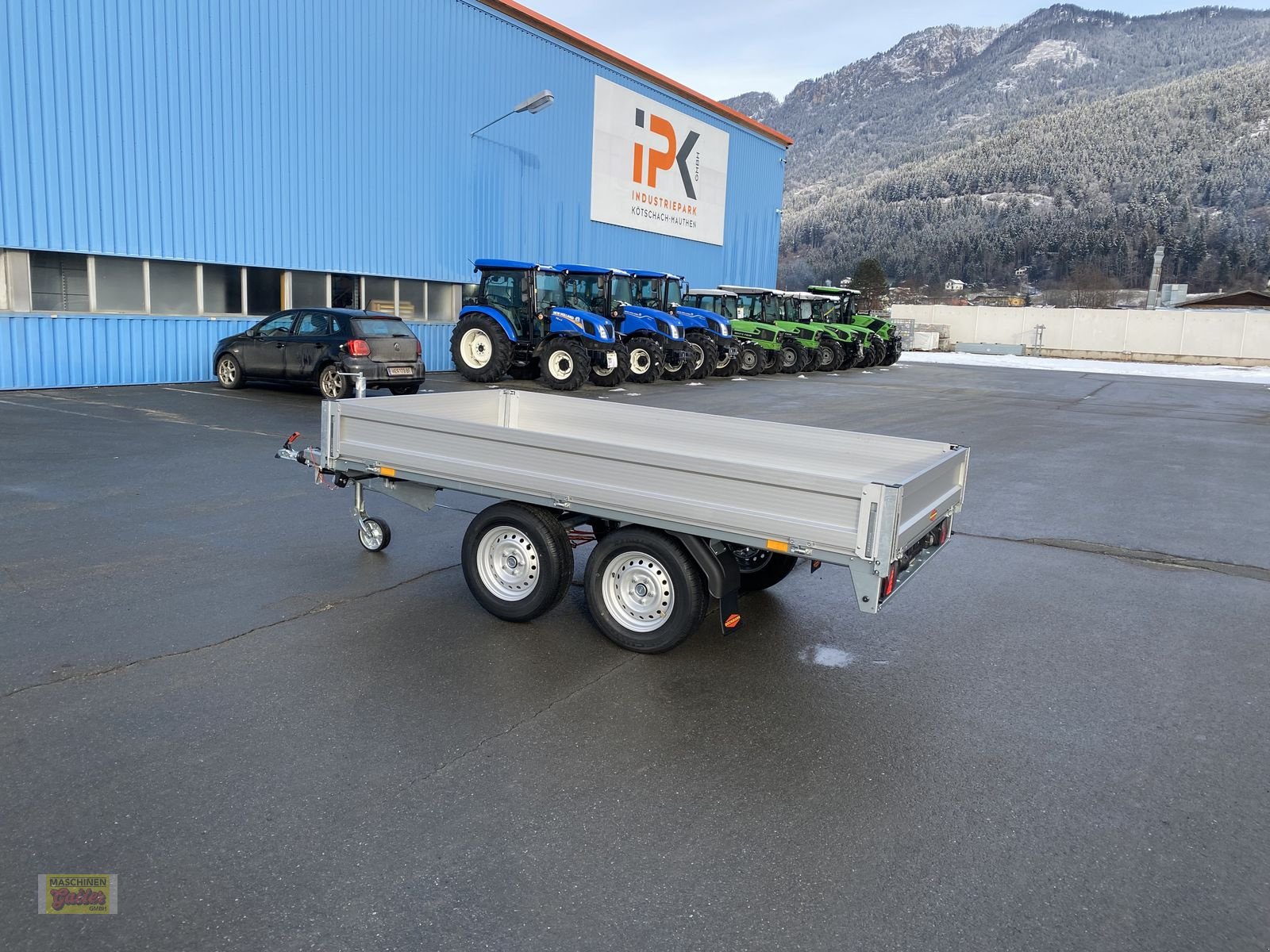 PKW-Anhänger des Typs Böckmann HL-AL 3016/27 ECO XXL Tandem Hochlader, Neumaschine in Kötschach (Bild 4)