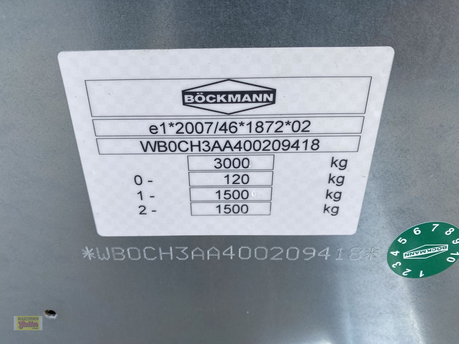 PKW-Anhänger des Typs Böckmann HL-AL 4118/30 Eco XXL Tandem-Hochlader, Neumaschine in Kötschach (Bild 22)