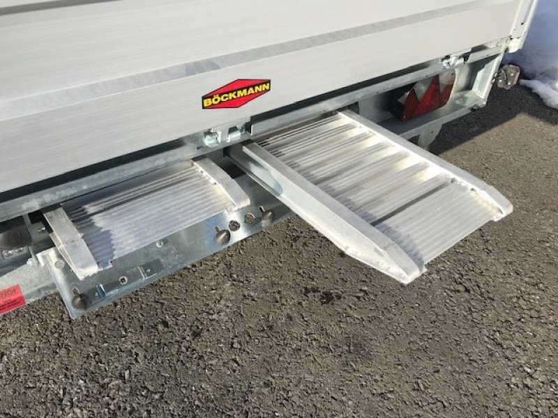 PKW-Anhänger Türe ait Böckmann Hochlader HL-AL 4121/27F niedere Bauweise, Neumaschine içinde Tamsweg (resim 15)
