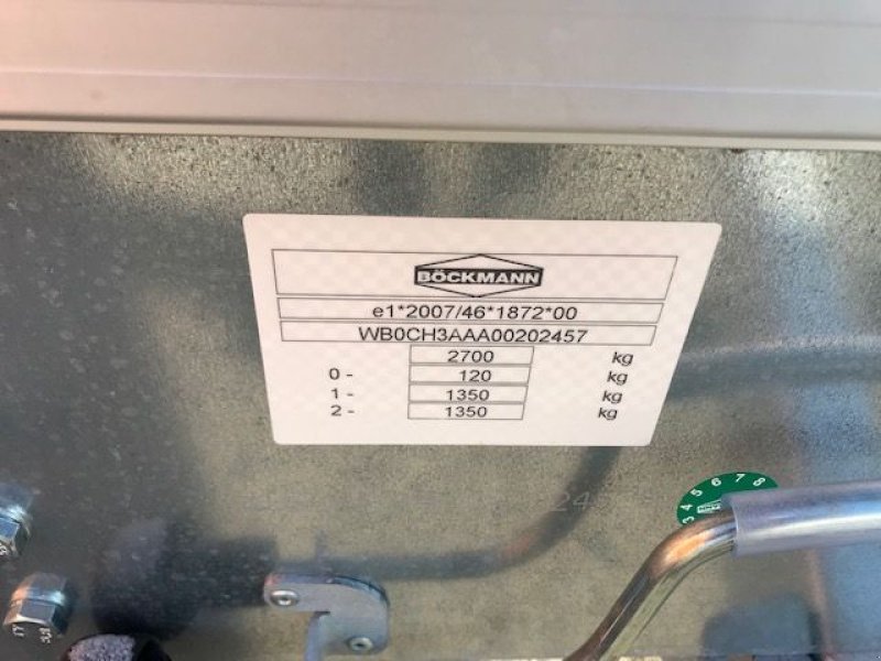 PKW-Anhänger Türe ait Böckmann Hochlader HL-AL 4121/27F niedere Bauweise, Neumaschine içinde Tamsweg (resim 13)