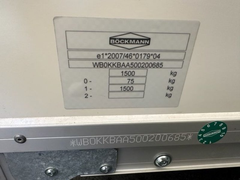 PKW-Anhänger des Typs Böckmann Kühlanhänger KK 2513/15H 2,40x1,20m 1,5to, Neumaschine in Tamsweg (Bild 5)