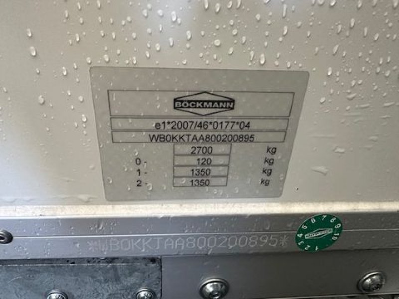 PKW-Anhänger Türe ait Böckmann Kühlanhänger KK 3015/27H 2,97x1,47m 2,7to, Neumaschine içinde Tamsweg (resim 4)