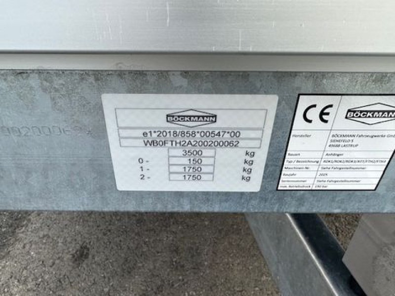 PKW-Anhänger of the type Böckmann Maschinentransporter MH-AL 5021/35 3,5to 5x2,1m, Neumaschine in Tamsweg (Picture 3)