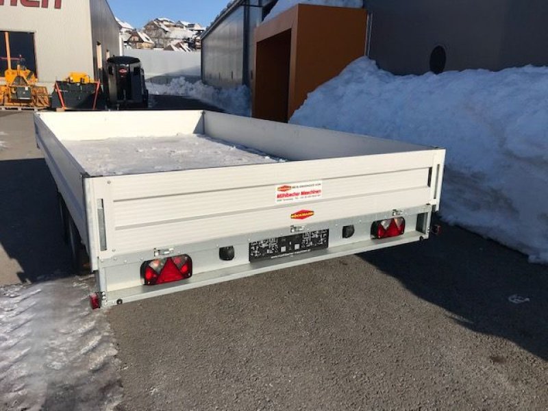 PKW-Anhänger Türe ait Böckmann PKW-Anhänger Hochlader HL-AL 4121/27 4,14x2,10m, Neumaschine içinde Tamsweg (resim 7)