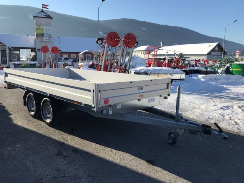 PKW-Anhänger Türe ait Böckmann PKW-Anhänger Hochlader HL-AL 4121/27 4,14x2,10m, Neumaschine içinde Tamsweg (resim 9)