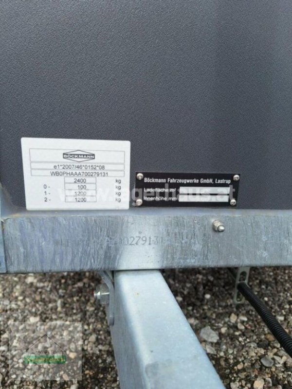 PKW-Anhänger typu Böckmann VH 3016/27, Neumaschine v Schlitters (Obrázek 6)