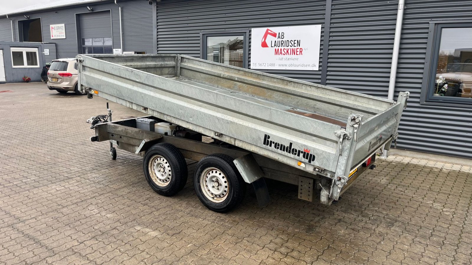 PKW-Anhänger typu Brenderup 3500 kg. med 3-vejs tip, Gebrauchtmaschine w Rønnede (Zdjęcie 2)