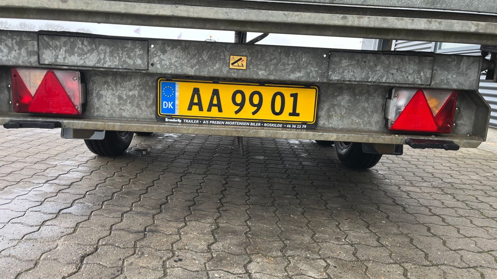 PKW-Anhänger typu Brenderup 3500 kg. med 3-vejs tip, Gebrauchtmaschine w Rønnede (Zdjęcie 5)