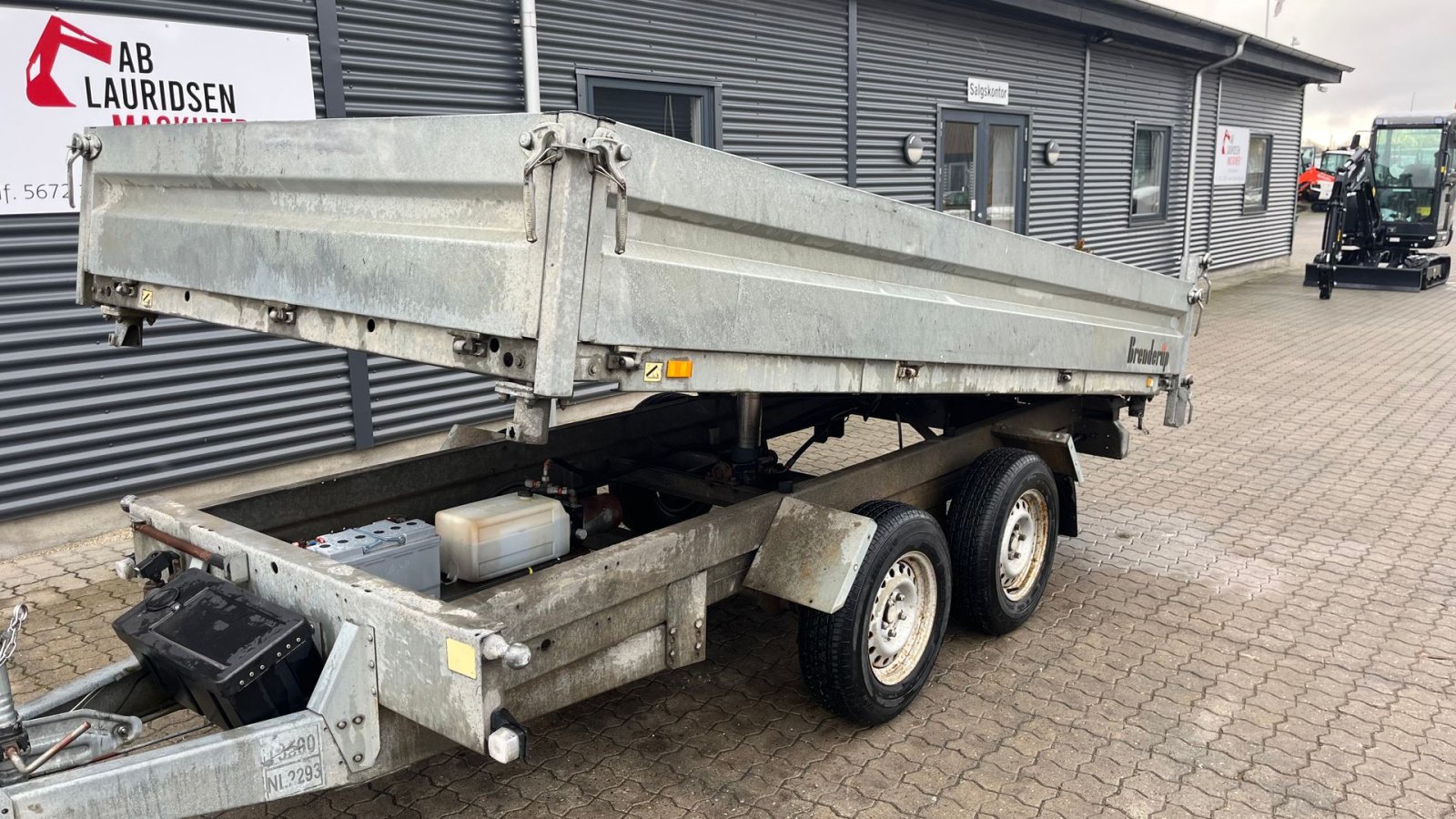 PKW-Anhänger typu Brenderup 3500 kg. med 3-vejs tip, Gebrauchtmaschine w Rønnede (Zdjęcie 12)