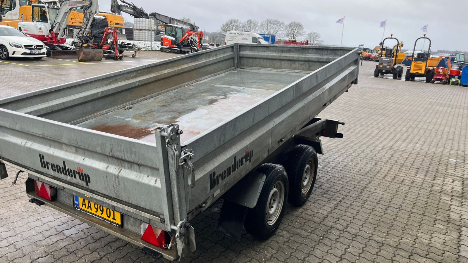 PKW-Anhänger typu Brenderup 3500 kg. med 3-vejs tip, Gebrauchtmaschine w Rønnede (Zdjęcie 4)