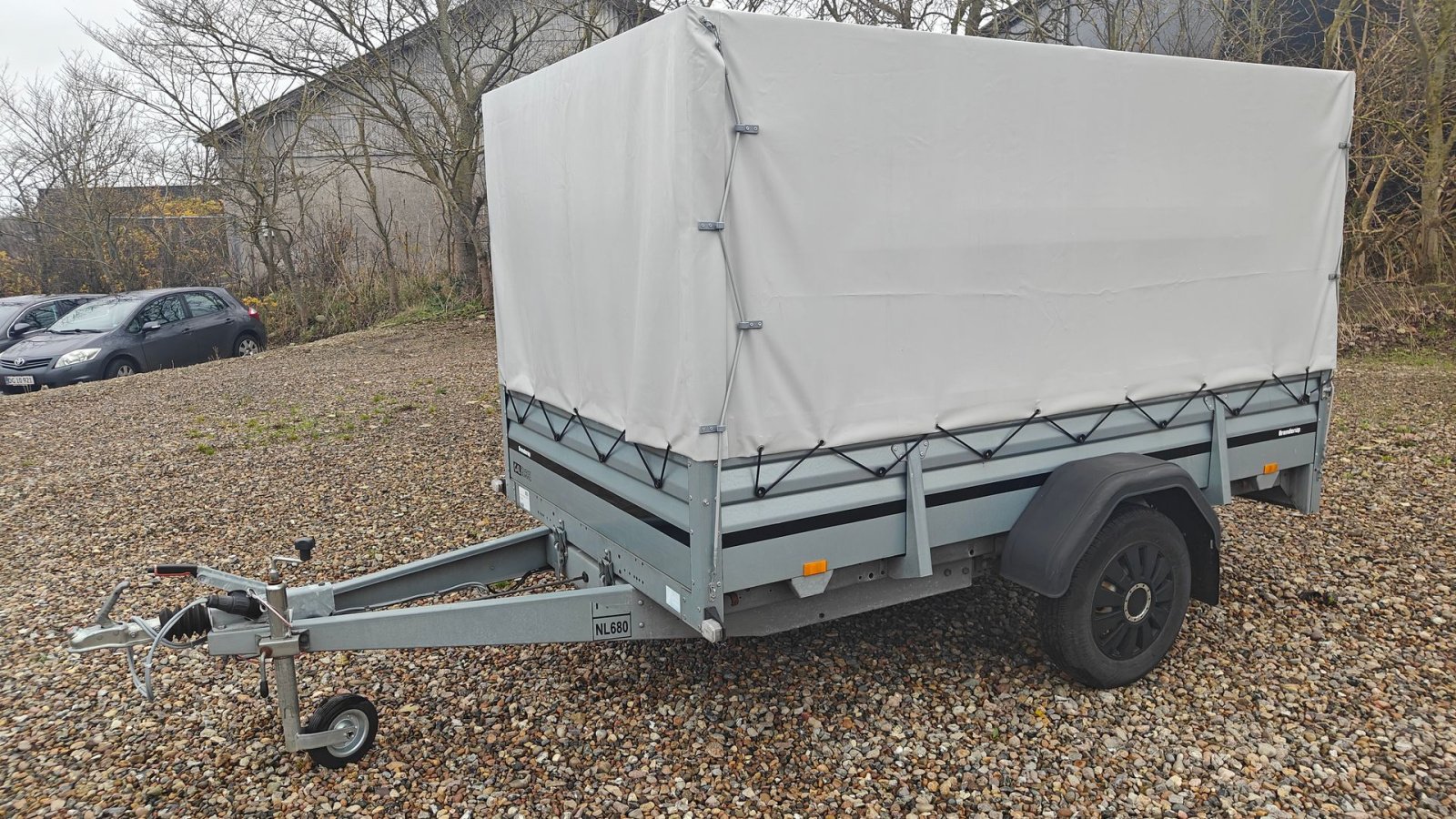 PKW-Anhänger Türe ait Brenderup B05 med lukket presenning, Gebrauchtmaschine içinde Lemvig (resim 2)