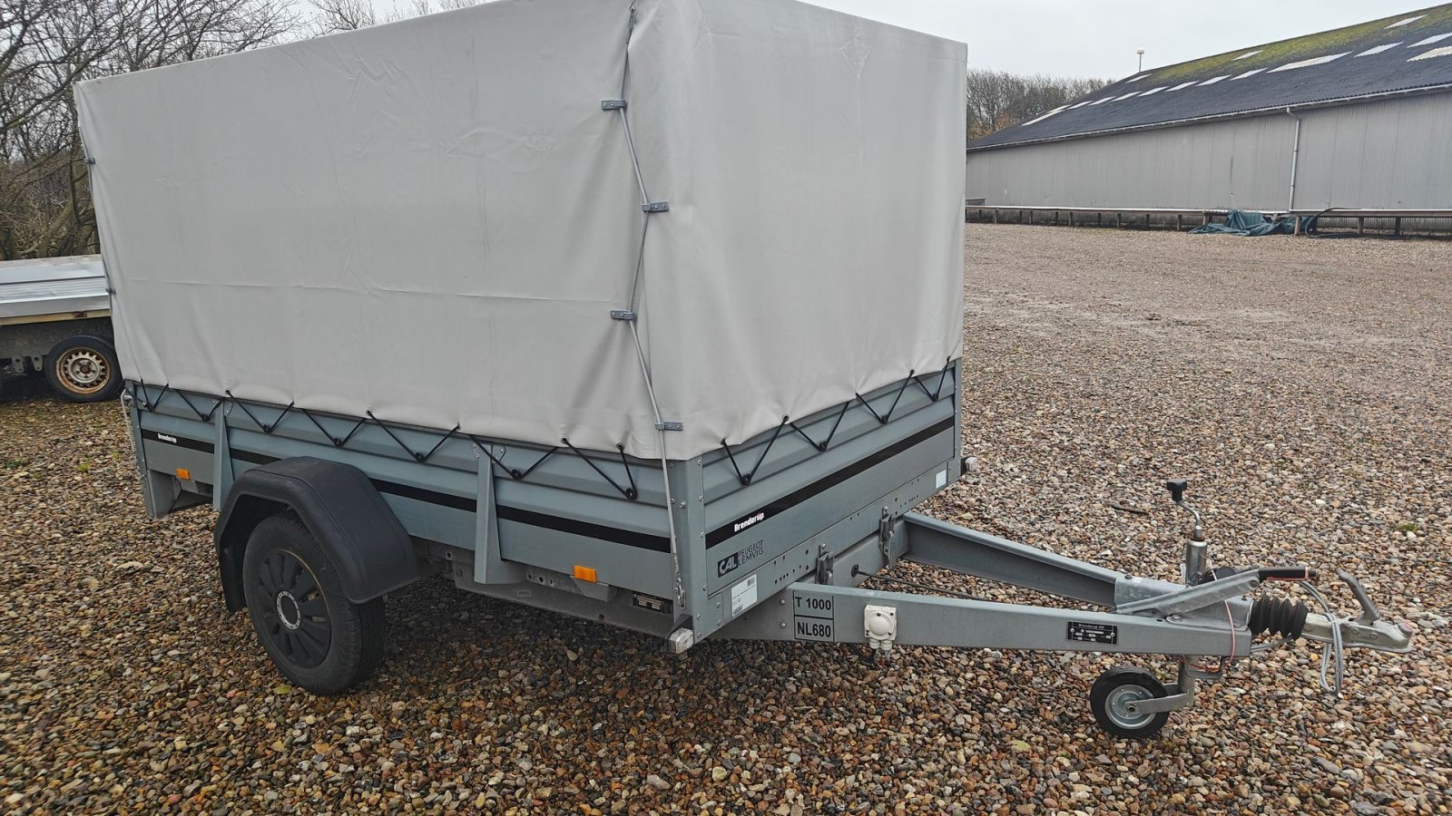 PKW-Anhänger Türe ait Brenderup B05 med lukket presenning, Gebrauchtmaschine içinde Lemvig (resim 1)