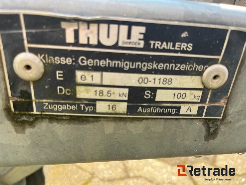 PKW-Anhänger des Typs Brenderup GE - Lukket Cargo trailer, Gebrauchtmaschine in Rødovre (Bild 3)