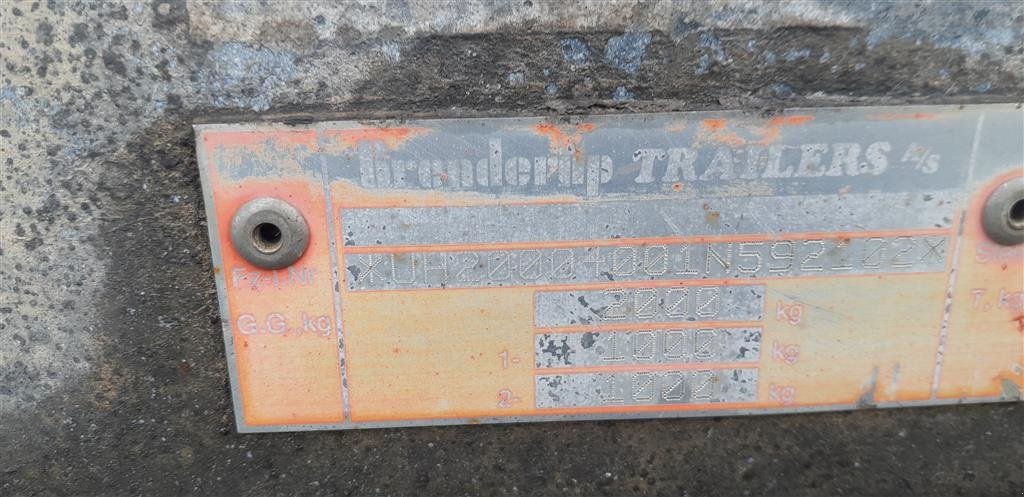 PKW-Anhänger des Typs Brenderup Maskintrailer 2000 kg Nysynet, Gebrauchtmaschine in Hadsund (Bild 7)