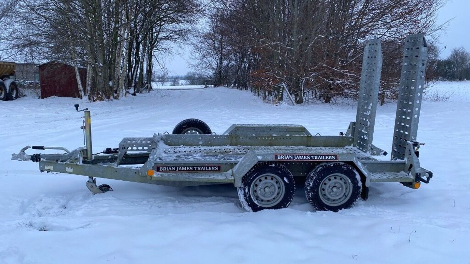 PKW-Anhänger от тип Brian James Digger Plant Maskintrailer, Gebrauchtmaschine в Rødovre (Снимка 2)