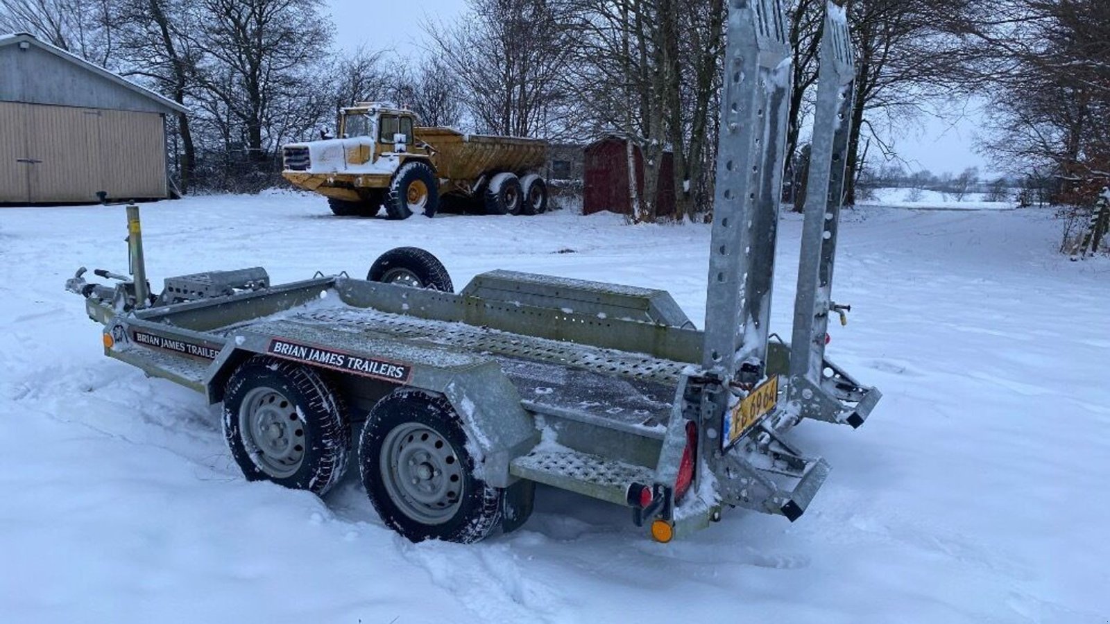 PKW-Anhänger от тип Brian James Digger Plant Maskintrailer, Gebrauchtmaschine в Rødovre (Снимка 3)