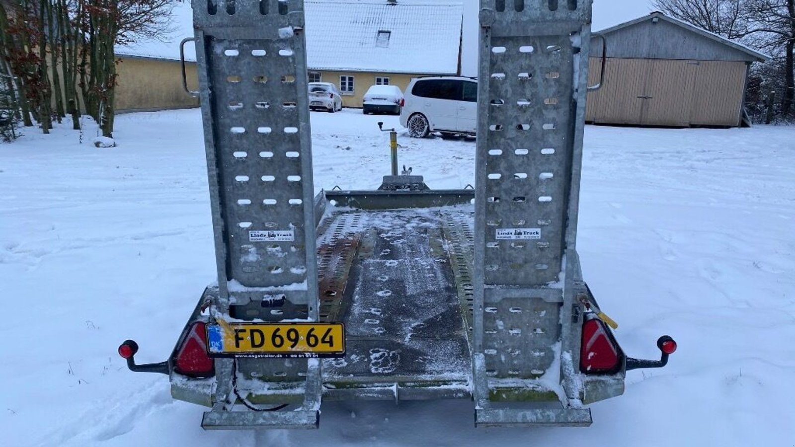 PKW-Anhänger от тип Brian James Digger Plant Maskintrailer, Gebrauchtmaschine в Rødovre (Снимка 4)