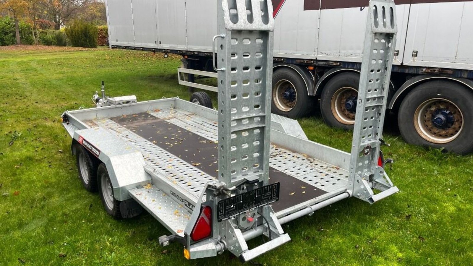 PKW-Anhänger typu Brian James DIGGER Plant543 - 3717 Maskintrailer, Gebrauchtmaschine v Rødovre (Obrázek 1)