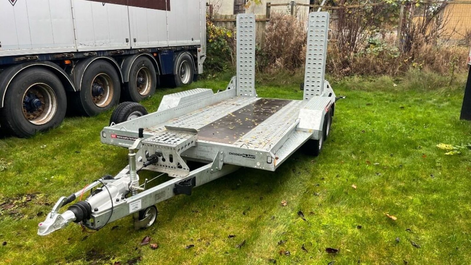 PKW-Anhänger typu Brian James DIGGER Plant543 - 3717 Maskintrailer, Gebrauchtmaschine v Rødovre (Obrázek 3)