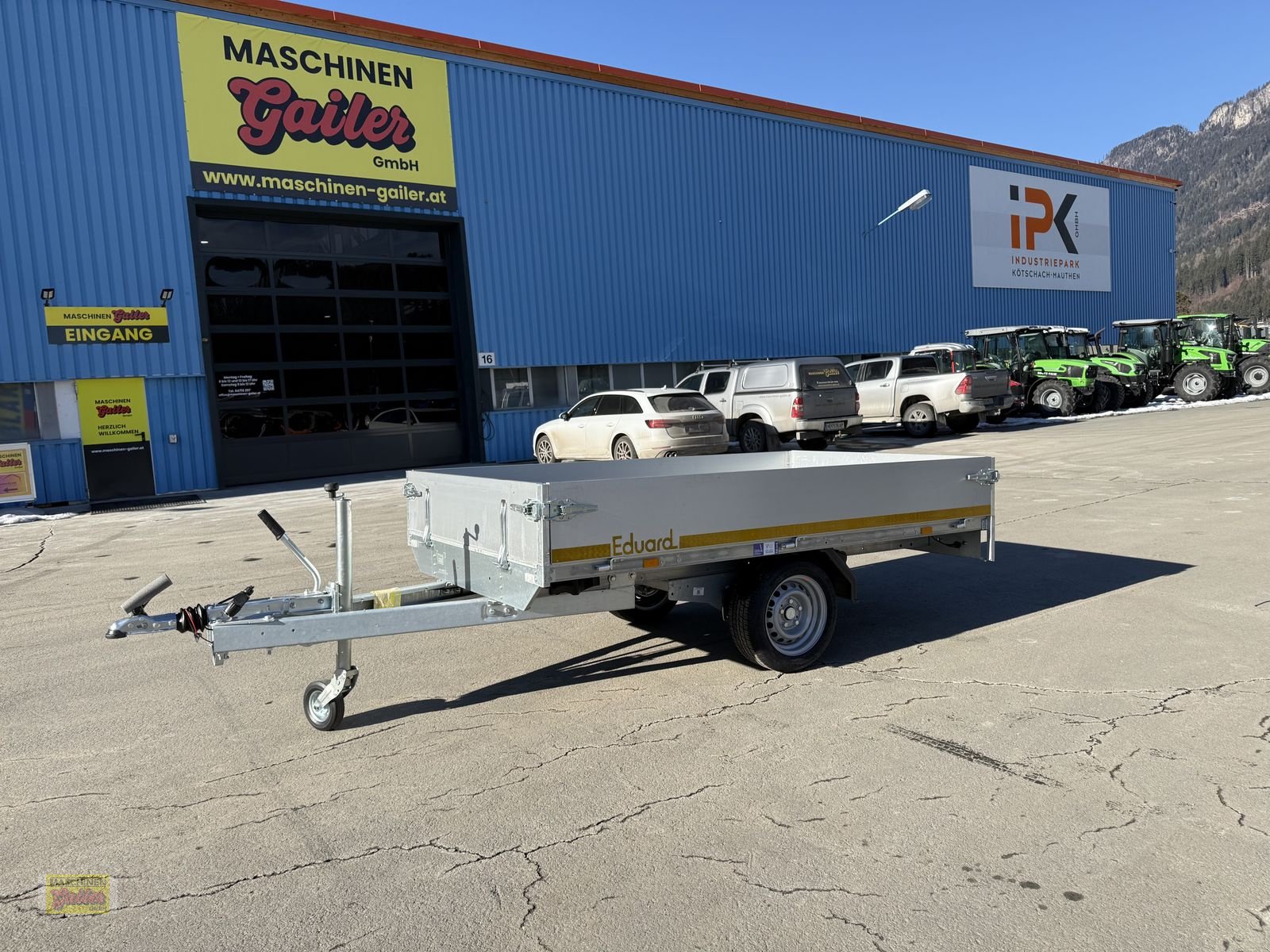 PKW-Anhänger za tip Eduard 2510G - Hochlader mit 1500 kg Gesamtgewicht, Neumaschine u Kötschach (Slika 2)