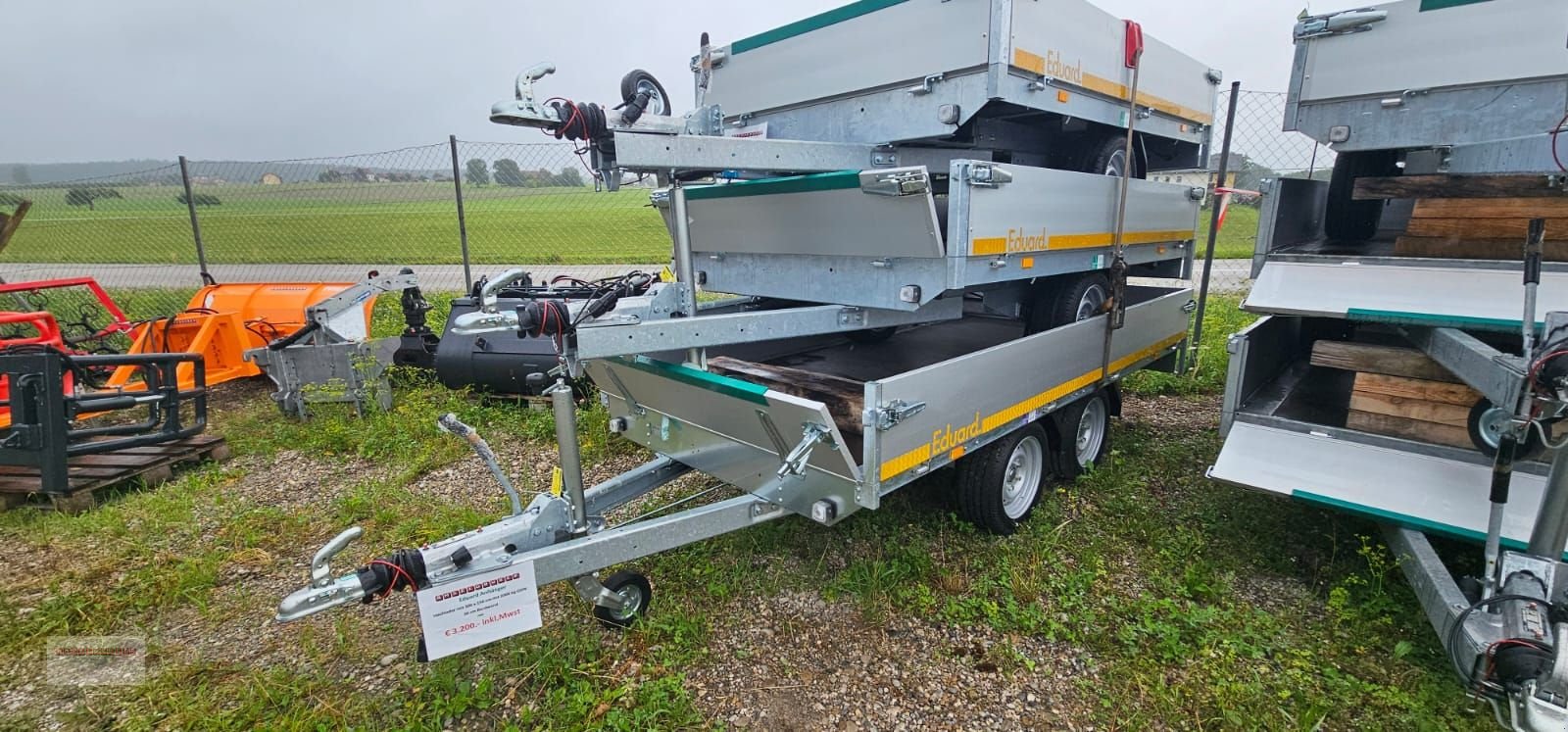 PKW-Anhänger des Typs Eduard 3015 GD, Neumaschine in Tarsdorf (Bild 8)