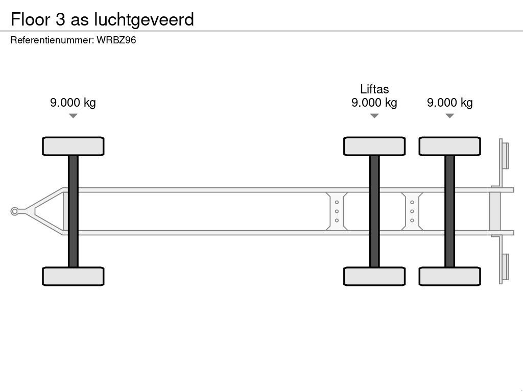 PKW-Anhänger typu Floor 3 as luchtgeveerd, Gebrauchtmaschine v Emmeloord (Obrázok 10)