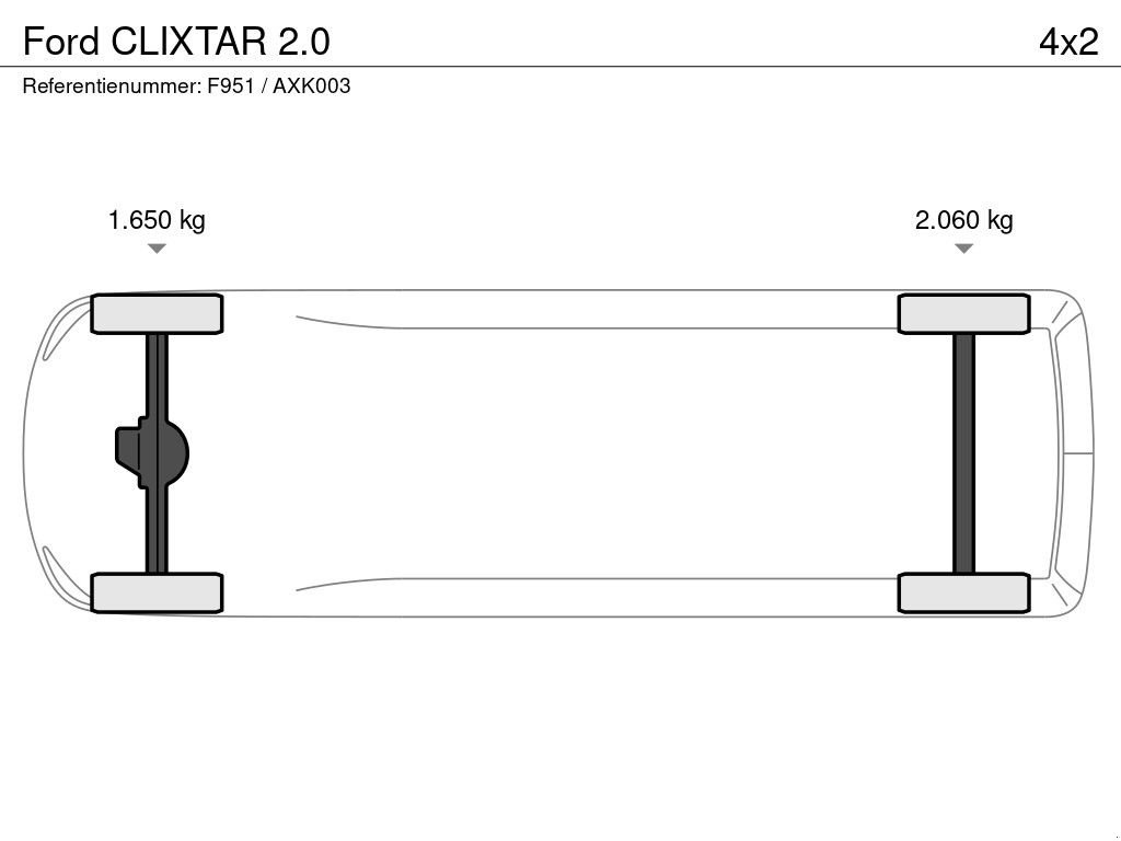 PKW-Anhänger des Typs Ford CLIXTAR 2.0, Gebrauchtmaschine in Groenekan (Bild 10)