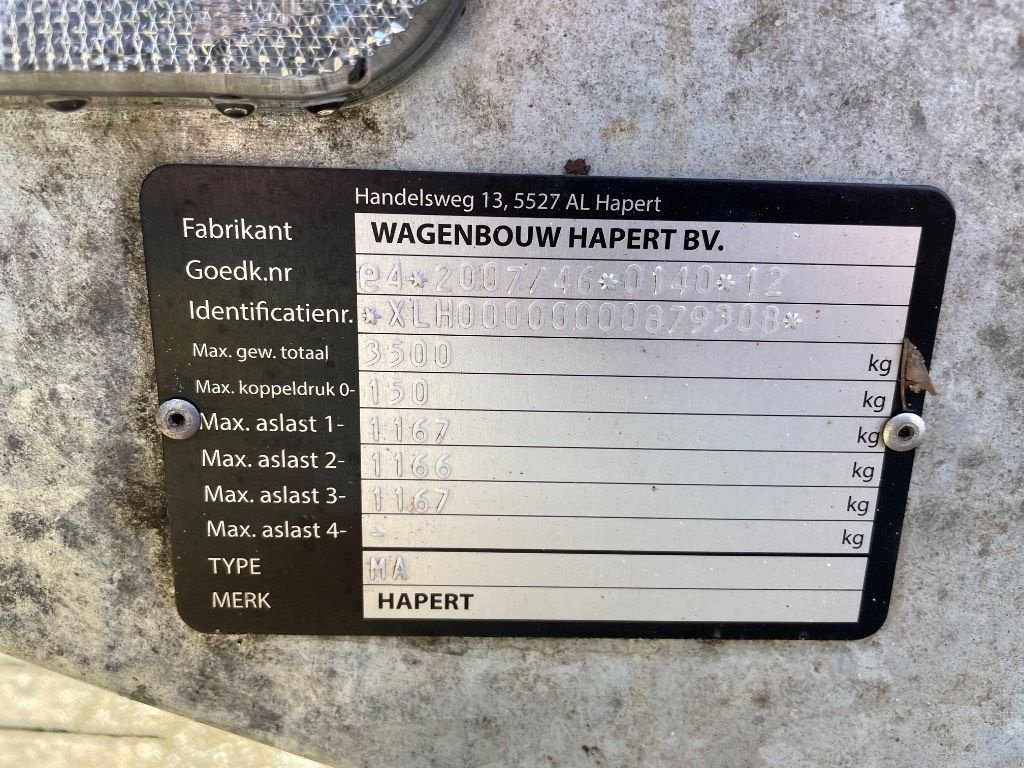 PKW-Anhänger типа Hapert Azure, Gebrauchtmaschine в WIJCHEN (Фотография 3)