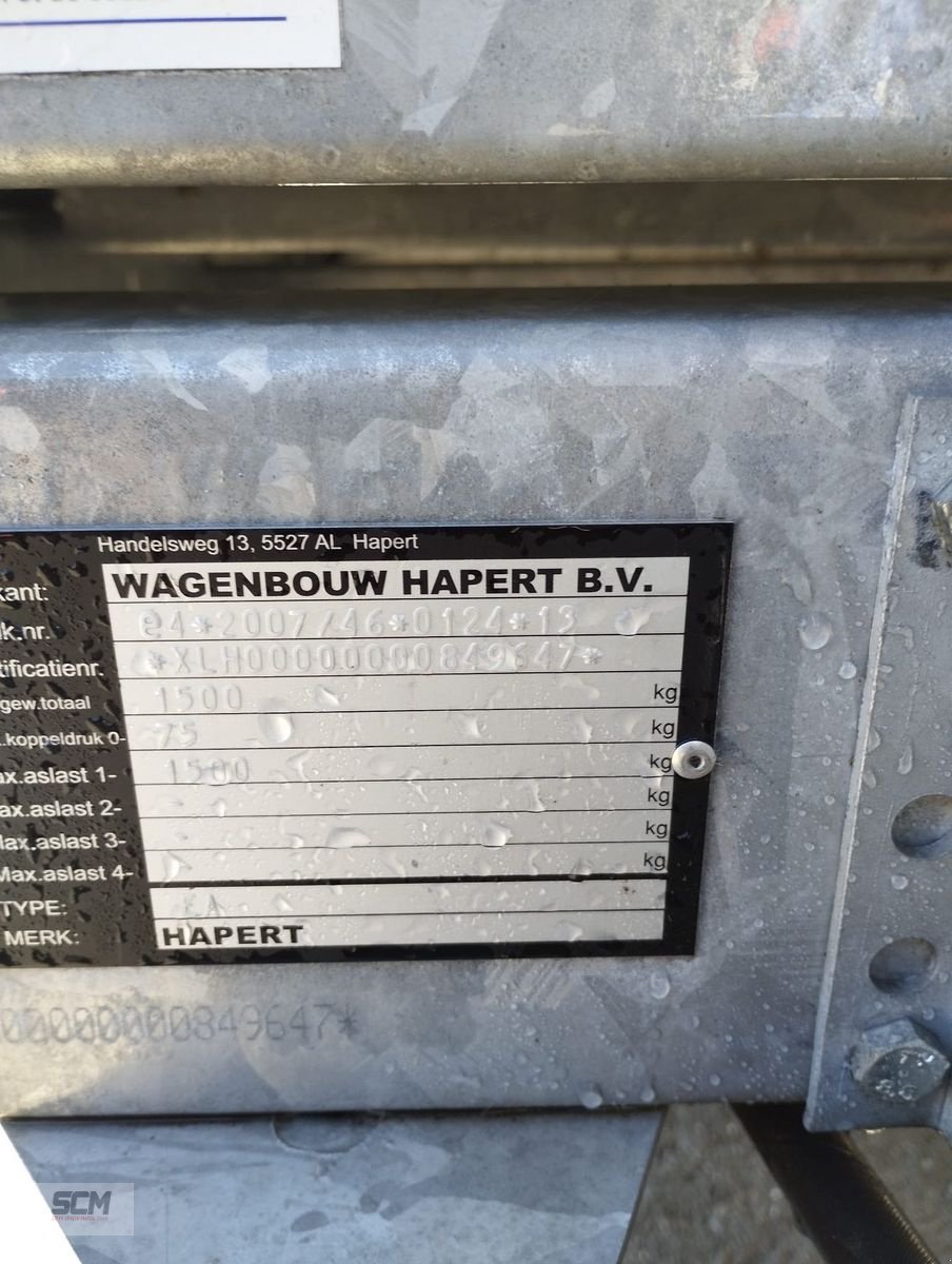 PKW-Anhänger Türe ait Hapert HängerCobalt HB-1 2800 x 1600, Neumaschine içinde St. Marein (resim 10)