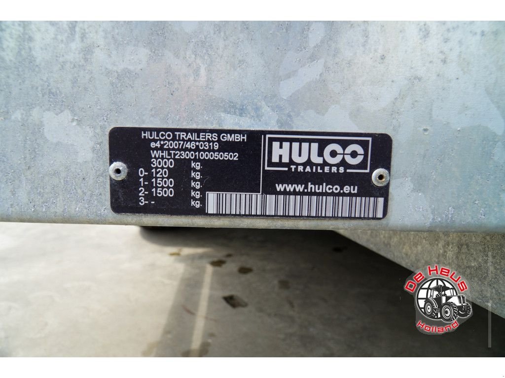 PKW-Anhänger typu Hulco Terrax-2 3000, Neumaschine v MIJNSHEERENLAND (Obrázek 10)