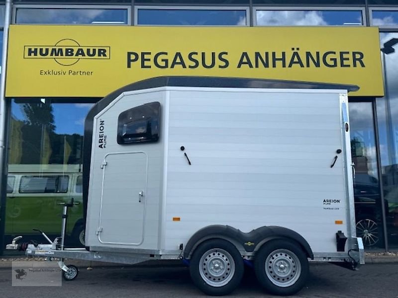 PKW-Anhänger Türe ait Humbaur Areion Pure 2,4t 2 Pferdeanhänger NEUES Modell Alu, Gebrauchtmaschine içinde Gevelsberg (resim 1)