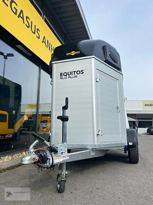 PKW-Anhänger typu Humbaur Equitos Alu Plus 2-Pferdeanhänger 2,4t SK DS NEU, Neumaschine v Gevelsberg (Obrázek 1)