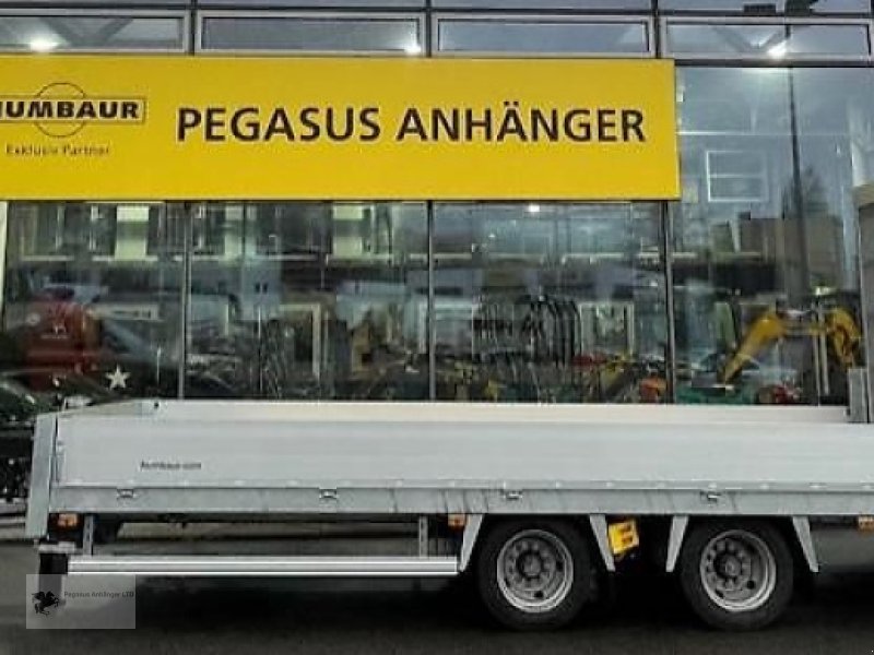 PKW-Anhänger des Typs Humbaur HBTZ 136224 NEU Tandem Tieflader Alubordwände, Neumaschine in Gevelsberg (Bild 1)