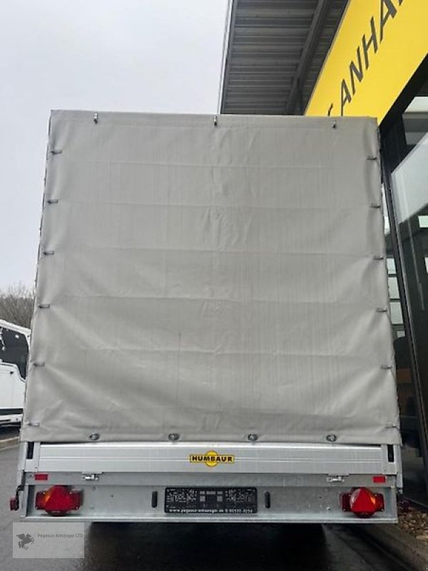 PKW-Anhänger Türe ait Humbaur HN 354121 Tandem 3,5t Kastenanhänger NEU Schiebeplane, Neumaschine içinde Gevelsberg (resim 4)