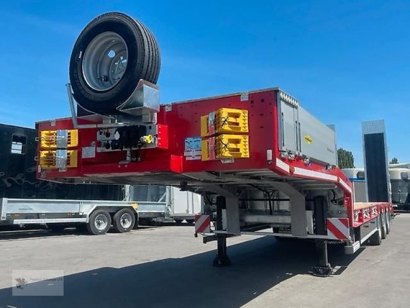 PKW-Anhänger Türe ait Humbaur HTS 30K Schwerlast Sattelauflieger Tieflader NEU verzinkt, Neumaschine içinde Gevelsberg (resim 3)