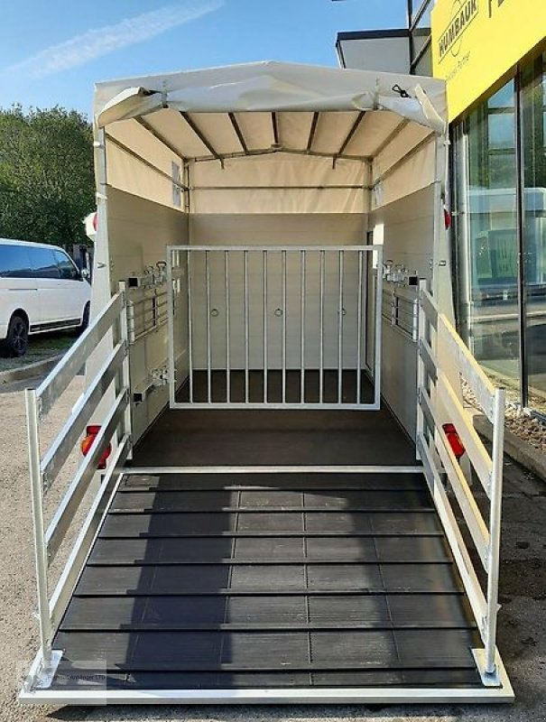 PKW-Anhänger от тип Humbaur HTV 243016 AG Viehanhänger ALU 2,4to, Neumaschine в Gevelsberg (Снимка 6)