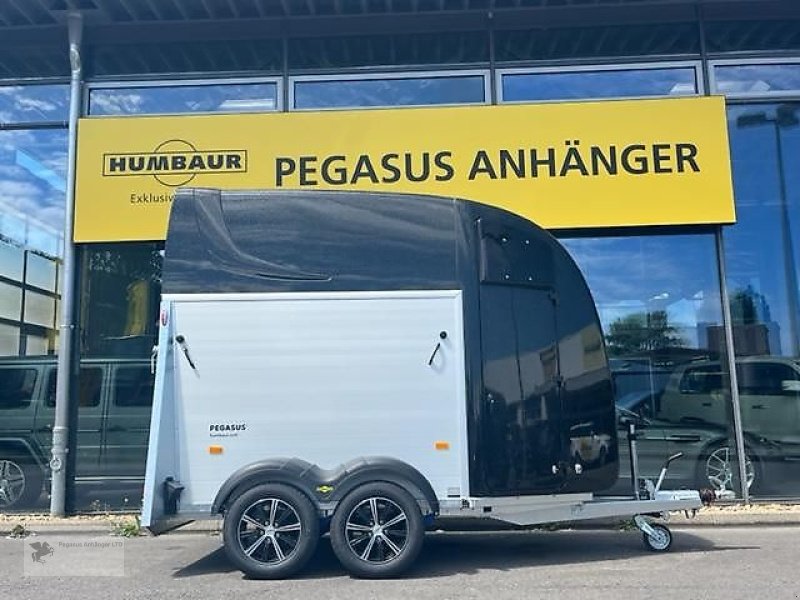 PKW-Anhänger Türe ait Humbaur Pegasus PRO 2-Pferdanhänger !NEU! 2,4t SK DS, Neumaschine içinde Gevelsberg (resim 3)