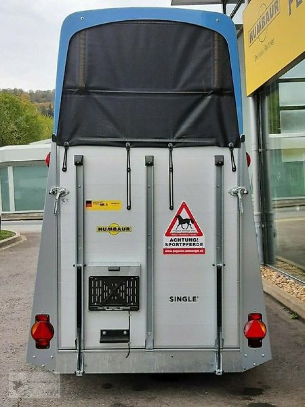 PKW-Anhänger Türe ait Humbaur Single Alu 1,5er Pferdeanhänger 1,6to gebr. Böckmann a.L, Gebrauchtmaschine içinde Gevelsberg (resim 4)