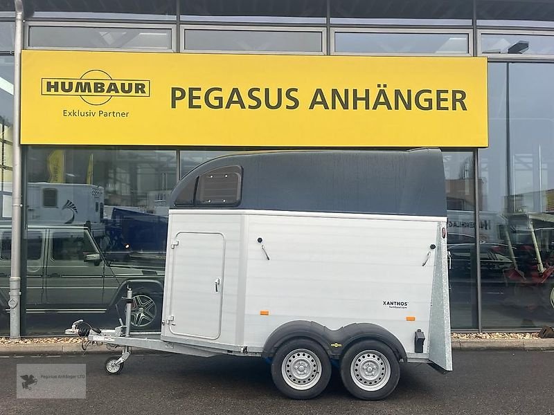 PKW-Anhänger Türe ait Humbaur Xanthos 2 Pferdeanhänger 1. Hand Alu 2,4t. TOP, Gebrauchtmaschine içinde Gevelsberg (resim 3)