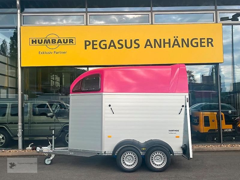 PKW-Anhänger del tipo Humbaur Xanthos 2-Pferdeanhänger 2,4t. DS Alu "magenta"-pink, Gebrauchtmaschine en Gevelsberg (Imagen 1)