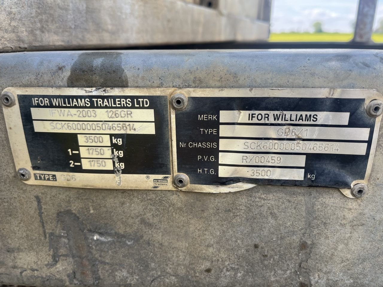 PKW-Anhänger tip Ifor Williams GD 6, Gebrauchtmaschine in Klarenbeek (Poză 6)