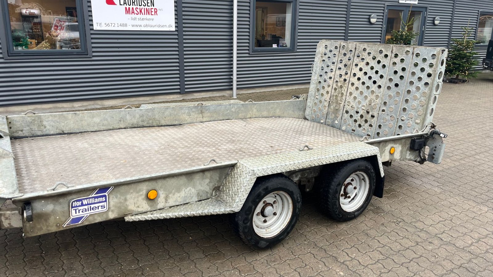 PKW-Anhänger des Typs Ifor Williams GH 126 3500kg maskintrailer skal ikke synes, Gebrauchtmaschine in Rønnede (Bild 9)