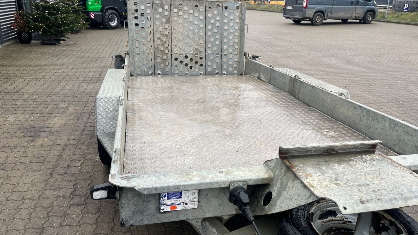 PKW-Anhänger des Typs Ifor Williams GH 126 3500kg maskintrailer skal ikke synes, Gebrauchtmaschine in Rønnede (Bild 5)