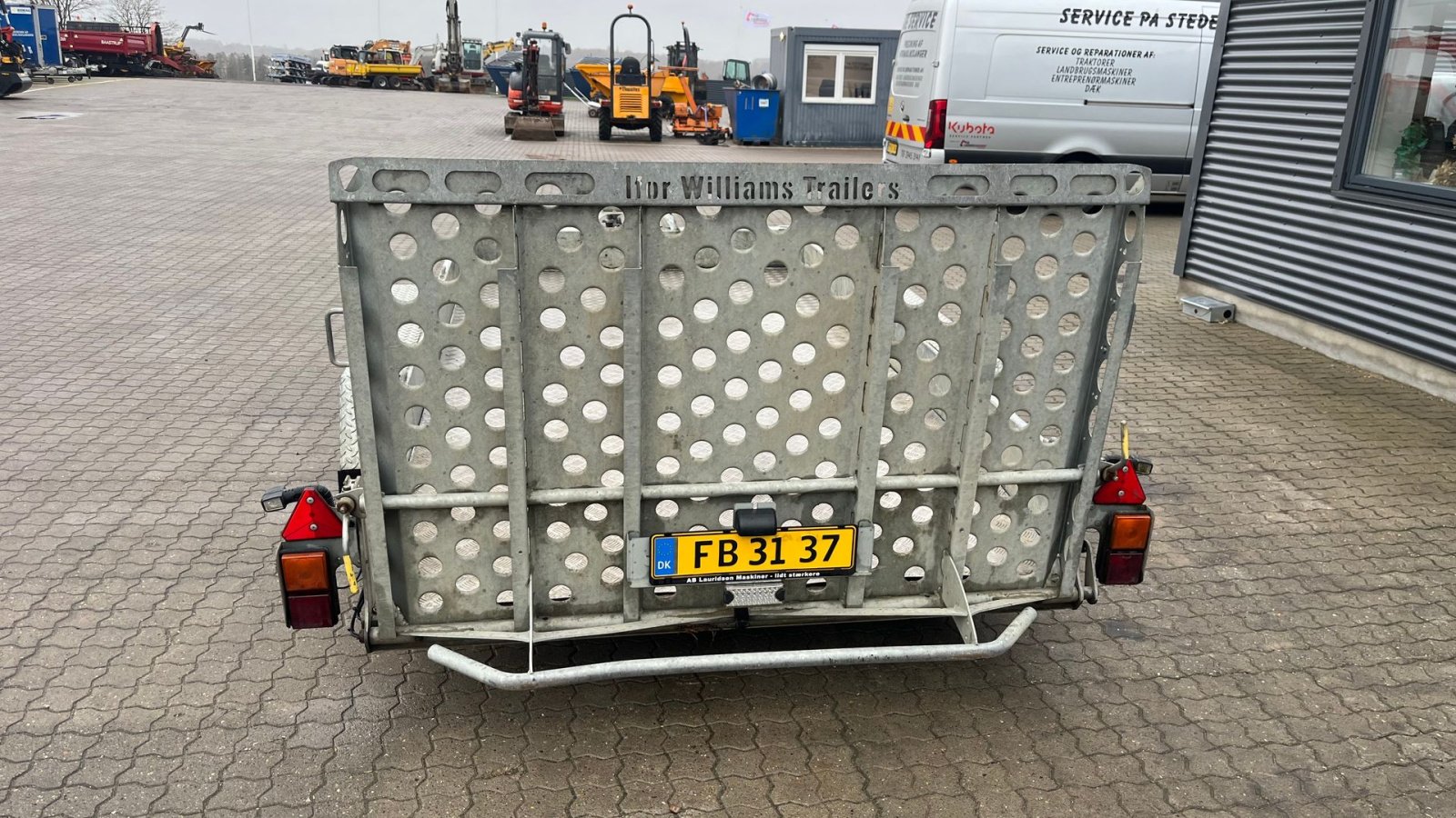 PKW-Anhänger des Typs Ifor Williams GH 126 3500kg maskintrailer skal ikke synes, Gebrauchtmaschine in Rønnede (Bild 3)