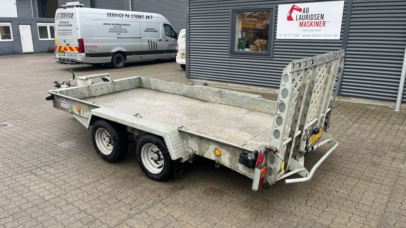 PKW-Anhänger des Typs Ifor Williams GH 126 3500kg maskintrailer skal ikke synes, Gebrauchtmaschine in Rønnede (Bild 2)