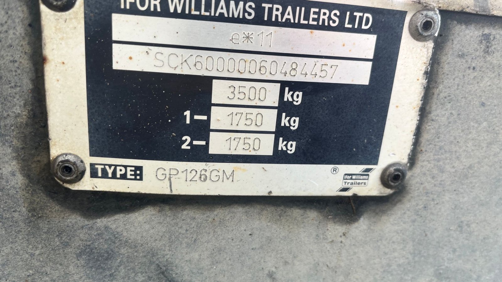 PKW-Anhänger typu Ifor Williams GP 126-R Nysynet maskintrailer, Gebrauchtmaschine v Rønnede (Obrázek 9)