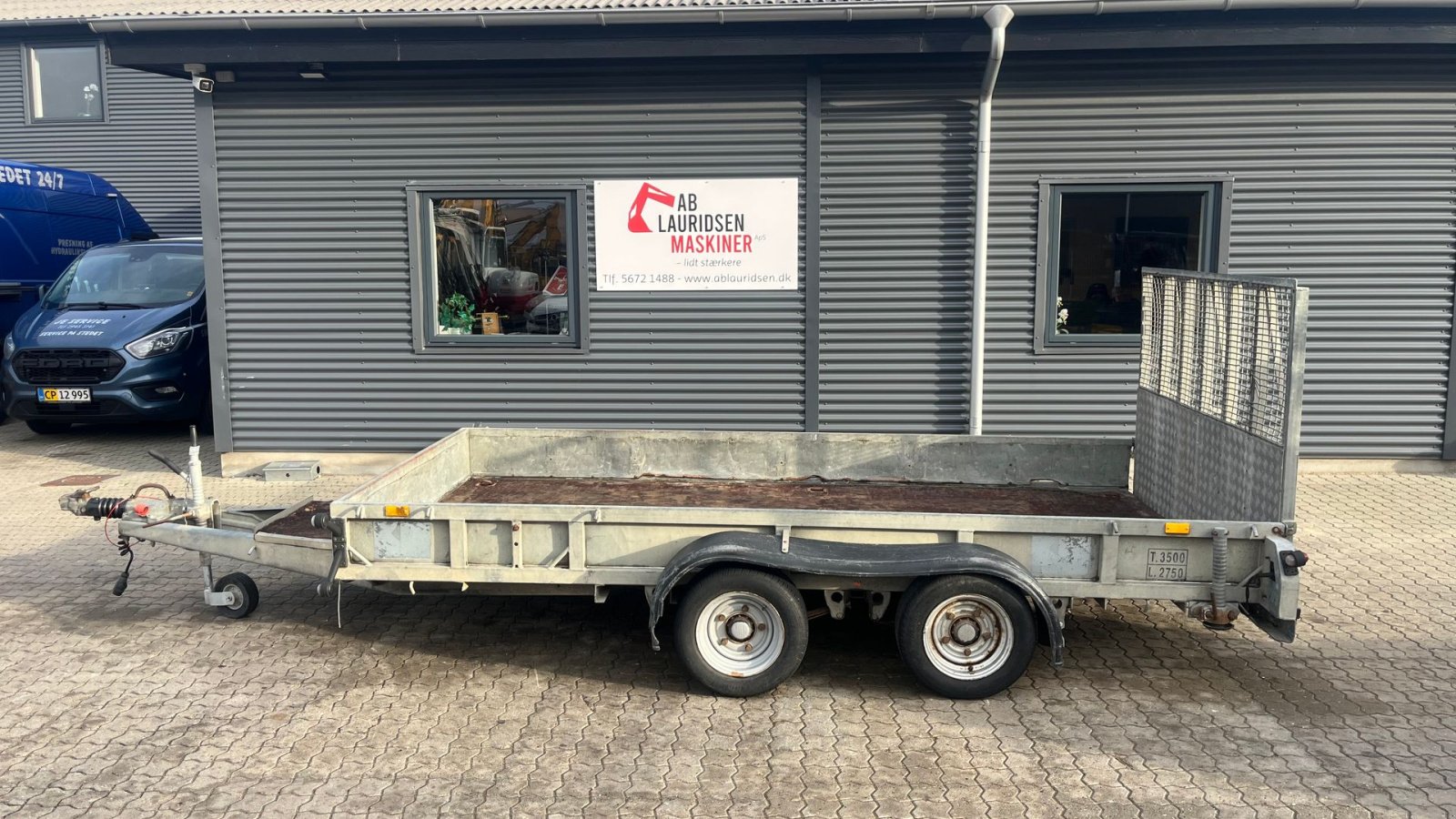 PKW-Anhänger typu Ifor Williams GP 126-R Nysynet maskintrailer, Gebrauchtmaschine v Rønnede (Obrázek 1)