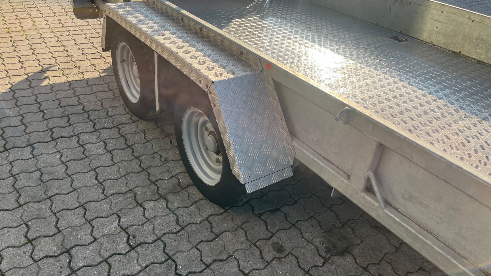 PKW-Anhänger tip Ifor Williams gp126 3500kg maskintrailer med lang/høj læsserampe, Gebrauchtmaschine in Rønnede (Poză 15)