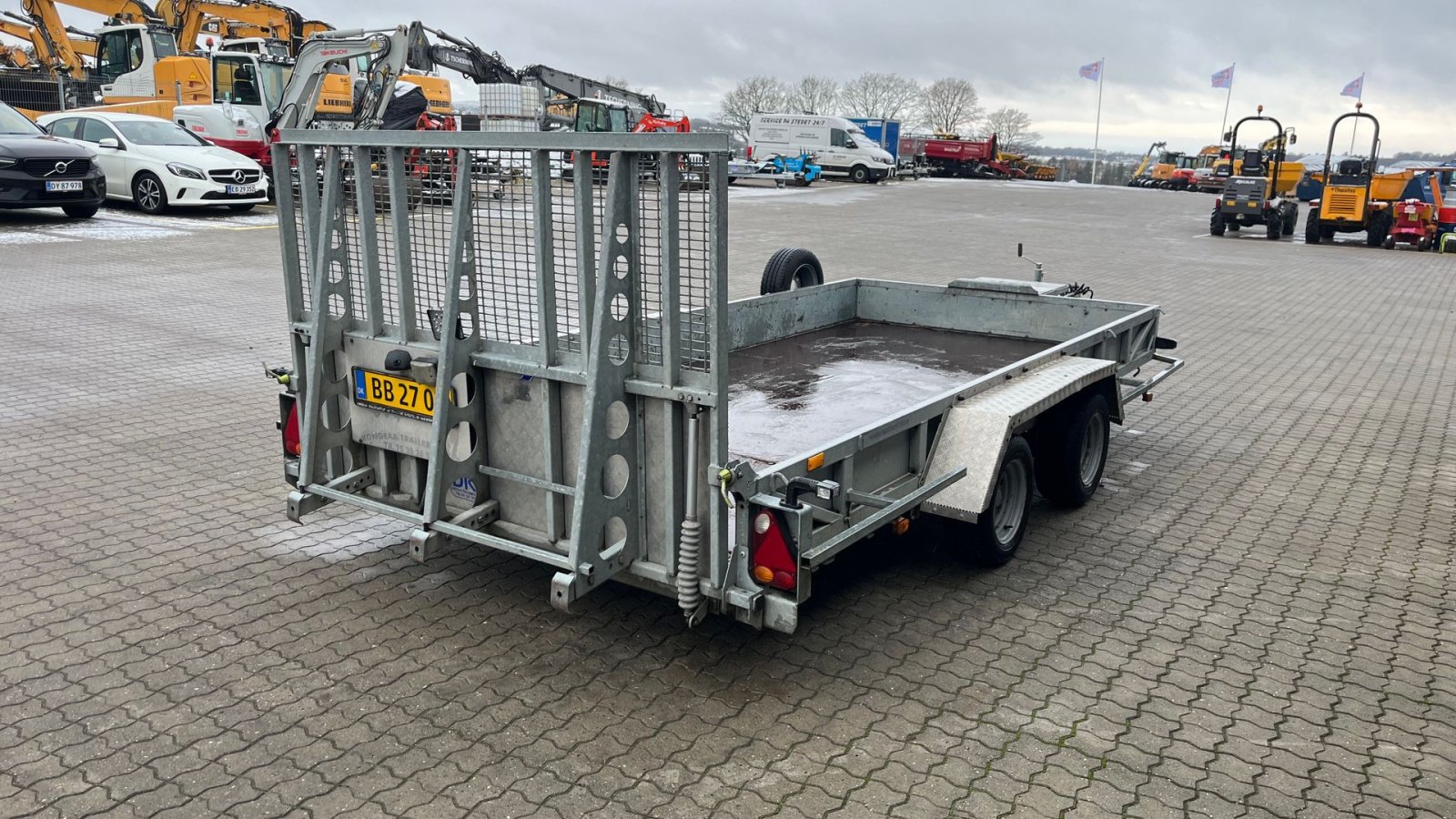 PKW-Anhänger Türe ait Ifor Williams gp147 430cm lang maskintrailer, Gebrauchtmaschine içinde Rønnede (resim 5)